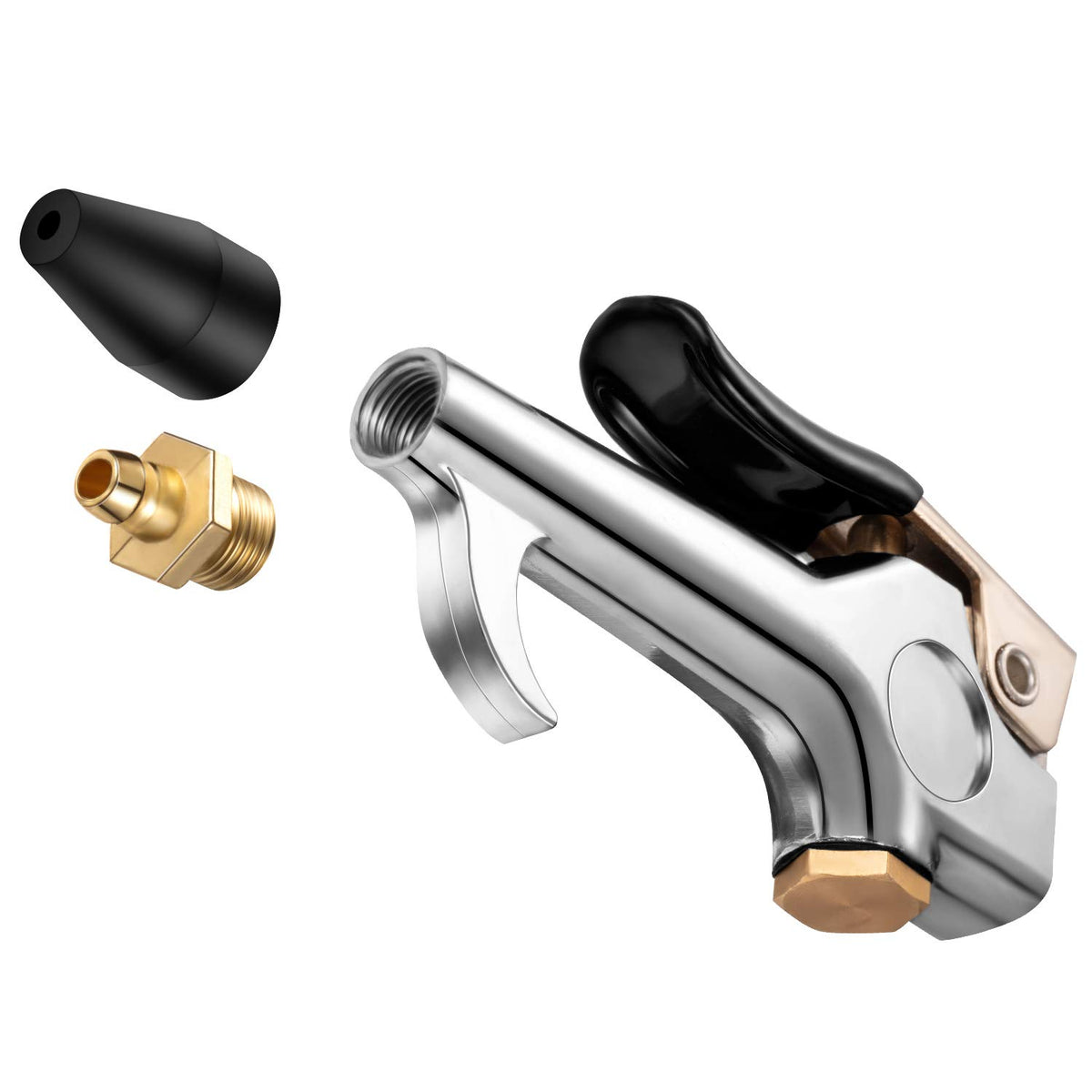Honoson blow gun rubber tip protects surfaces while blowing dust from delicate parts.