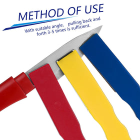 Honoson kitchen knives sharpening stone ideal for household blades.