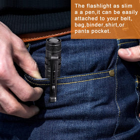 Honoson durable aluminum pocket flashlight built for everyday use.