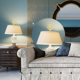 Honoson happiness symbol finials elevate bedrooms and living spaces.