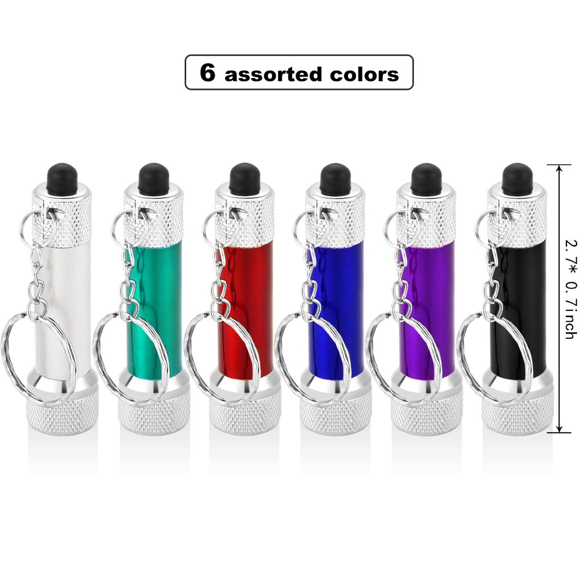 Honoson mini LED flashlight shows a durable aluminum body for everyday carry.
