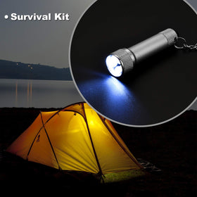 Honoson mini LED flashlight keychain attachment keeps light handy on the go.