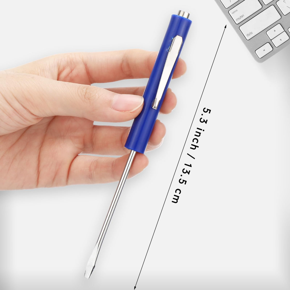 Honoson mini screwdriver 13.5 cm length fits in your pocket.