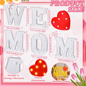 Honoson Mothers Day table decor heart sign adds festive atmosphere