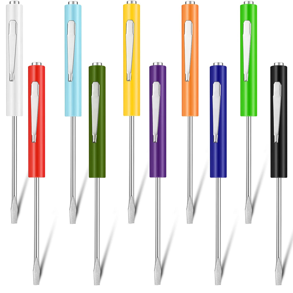 Honoson pocket magnetic slotted mini-top screwdriver for quick fixes.