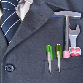 Honoson portable screwdriver in use for electronics assembly.