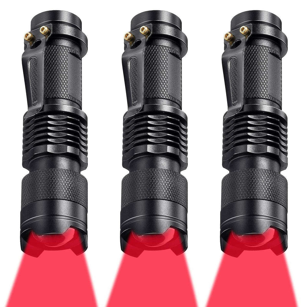 Honoson red light flashlight for night wildlife viewing and exploration