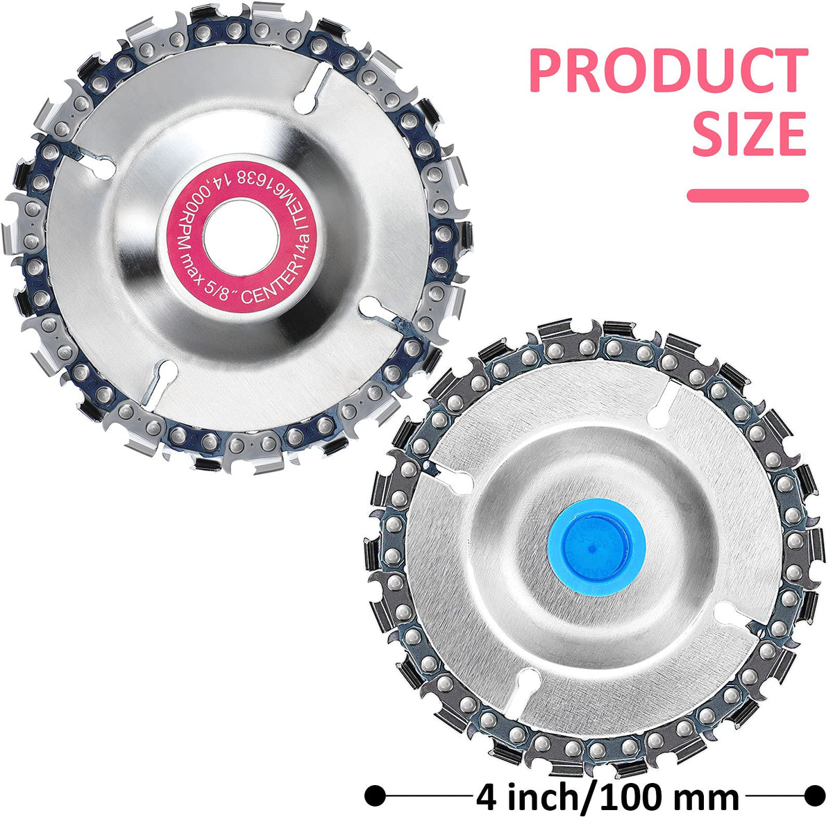 Honoson replaceable-disc system for easy tool changes during carving.