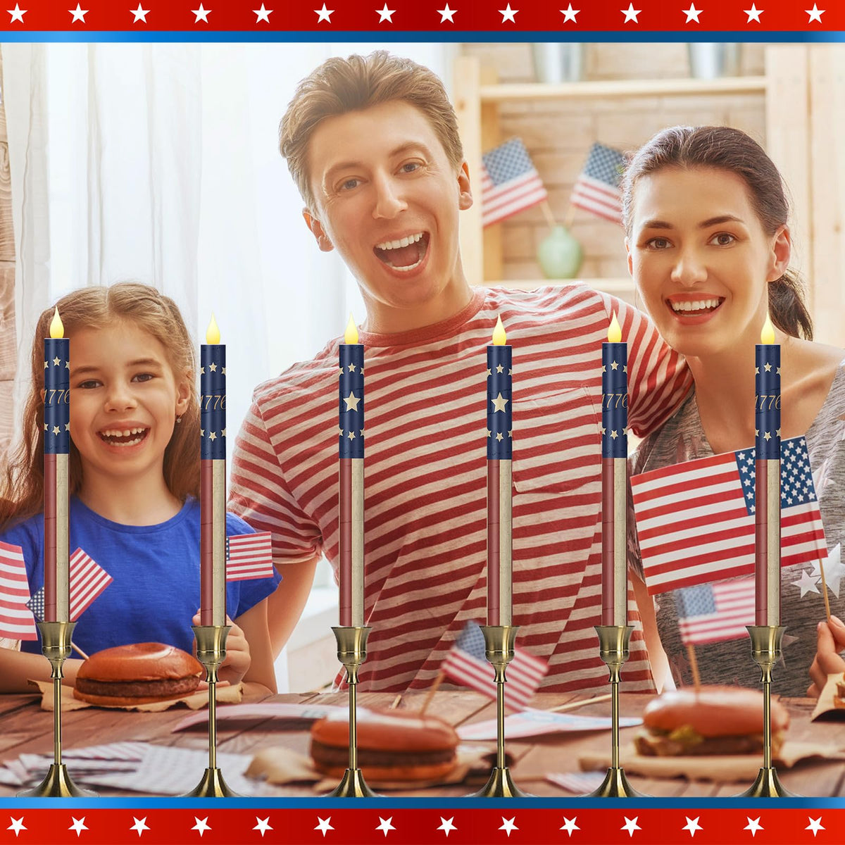 Honoson patriotic candle set makes thoughtful gifts for friends and family