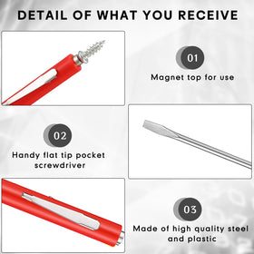 Honoson slotted head 3.2 mm for precise screw driving.