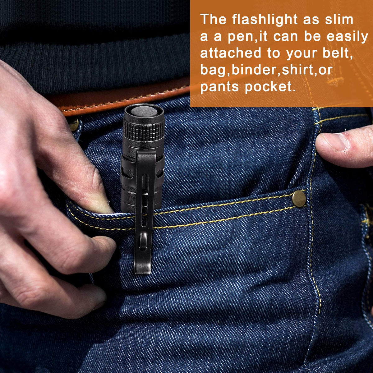Weather-resistant Honoson flashlight handles rain and snow for outdoor tasks.