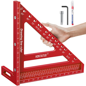 HONTAITUO 8.5 inch carpenter square angle measuring for precise marks