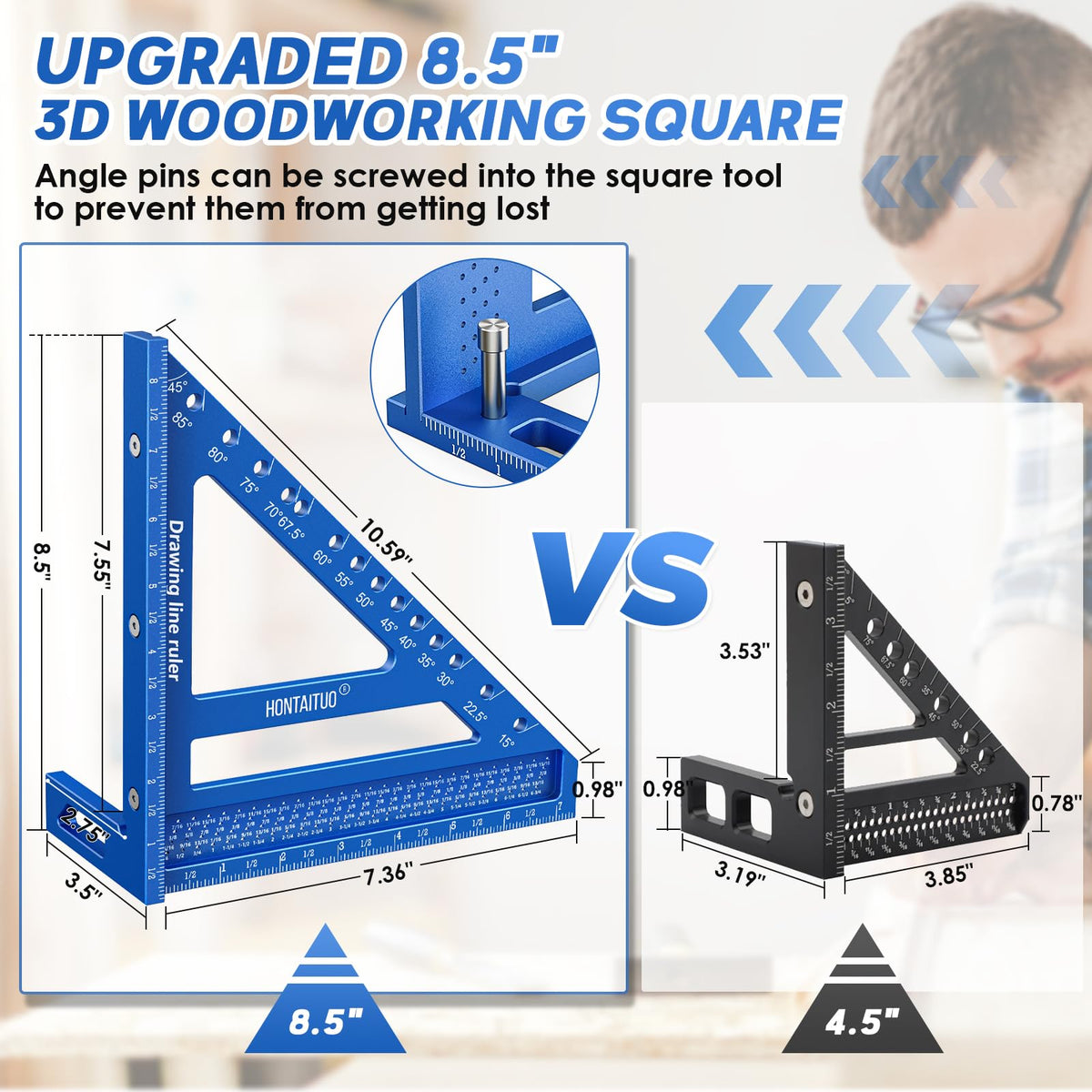 HONTAITUO angle pins and screws enable secure on-site adjustments.