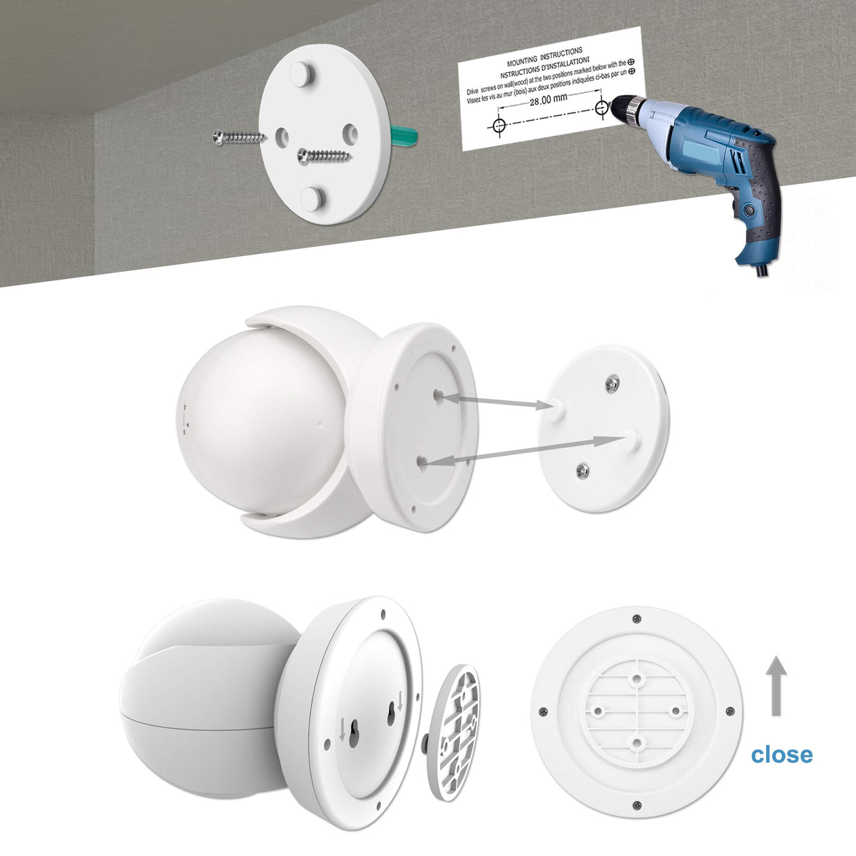 HONWELL 3AA battery compartment keeps the light ready to operate anywhere.