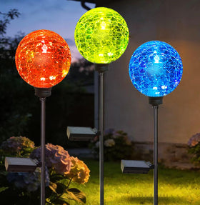 HOOEN 3-pack garden lights elevate yard decor with versatile color options