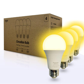 Hooga Circadian bulb 2700K glow enhances mood and color accuracy