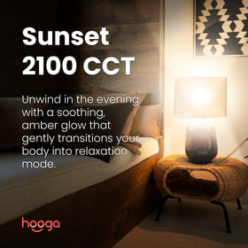 Hooga Circadian bulb flicker-free for comfortable viewing