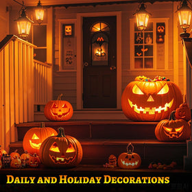 HoogaLife Flame Light Bulb Halloween ambience with gentle motion