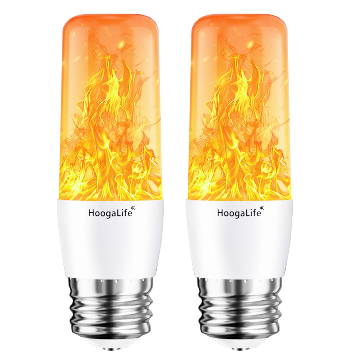 HoogaLife Flame Light Bulb porch glow for cozy outdoor evenings