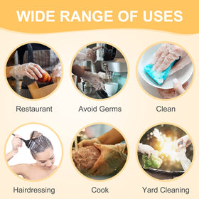 Hoolerry art and craft gloves keep work areas clean and protected.