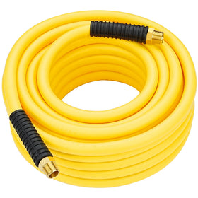 HOOTSUM 1/2 inch hybrid air hose main view showing overall length and flexibility for shop use