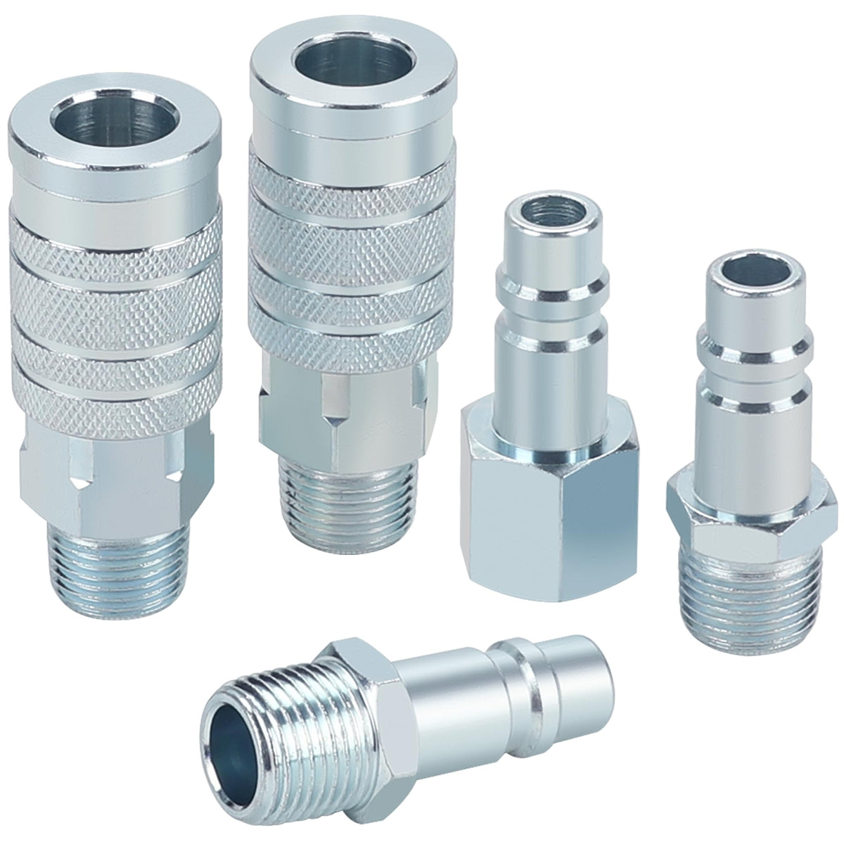 HOOTSUM half-inch air coupler shown for fast, secure workshop connections.