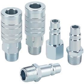 HOOTSUM half-inch air coupler shown for fast, secure workshop connections.