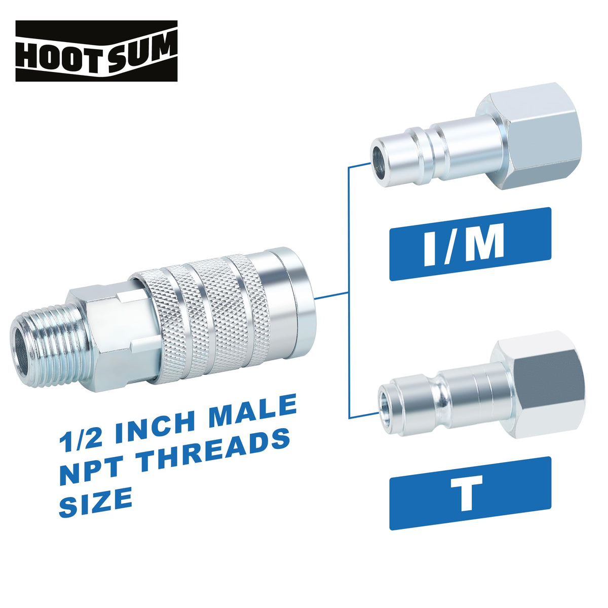 HOOTSUM six-locking-balls design secures plugs during use.