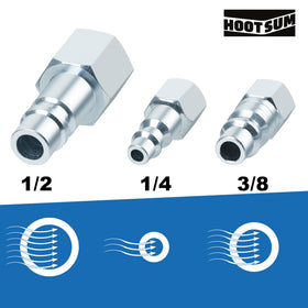 HOOTSUM zinc-plated steel construction enhances durability in tough environments.