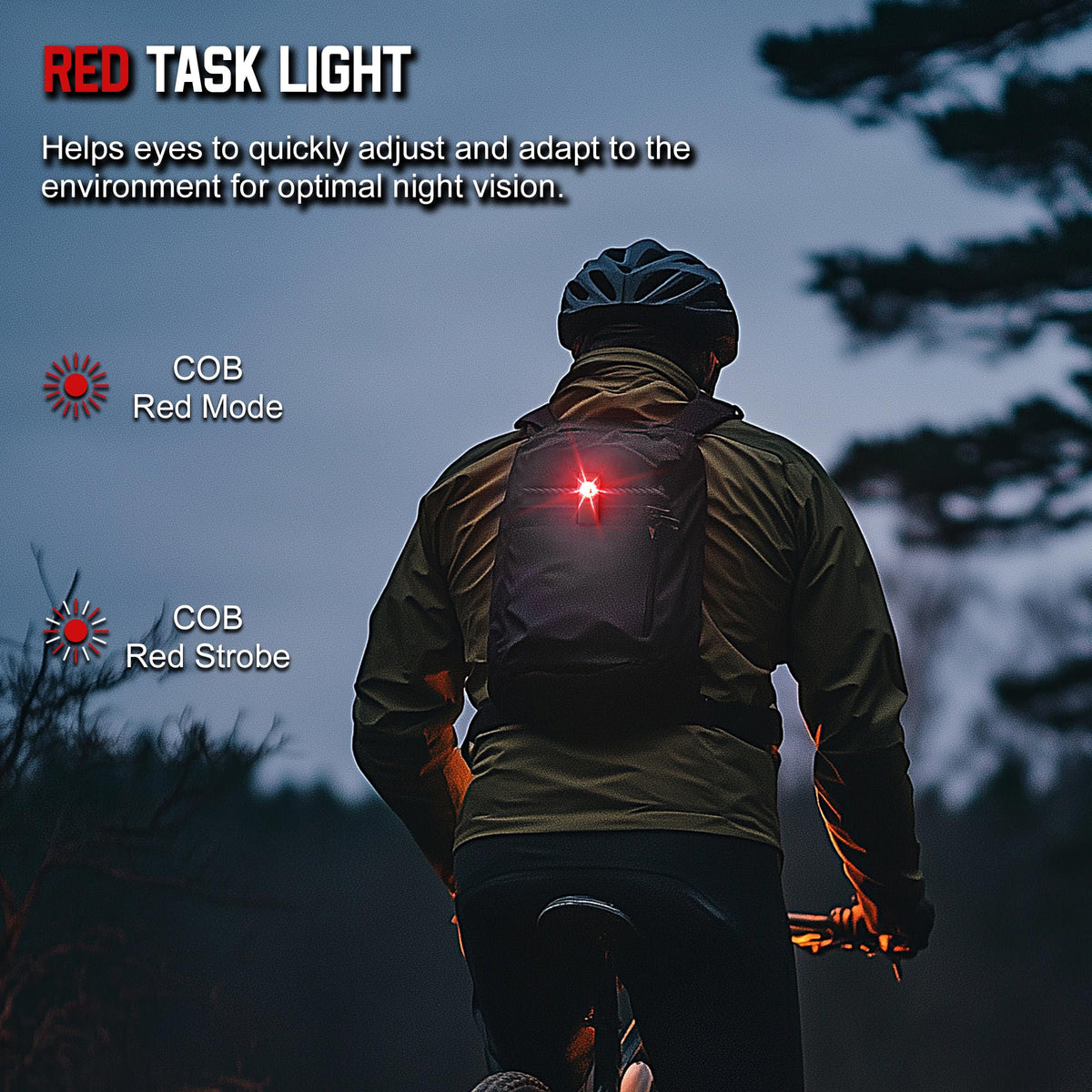 Hopedone COB floodlight and LED spotlight provide versatile lighting for work and camping.