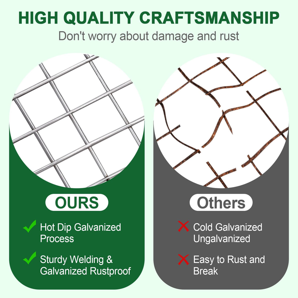 HOPERAN garden fencing installation illustrates easy roll unfurling.