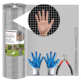 HOPERAN hardware cloth roll 4ft by 100ft demonstrates durable garden fencing.
