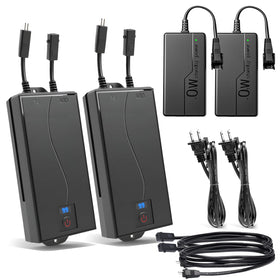 HopeNest 2-pin recliner battery pack with LCD display powering a couch for clear status