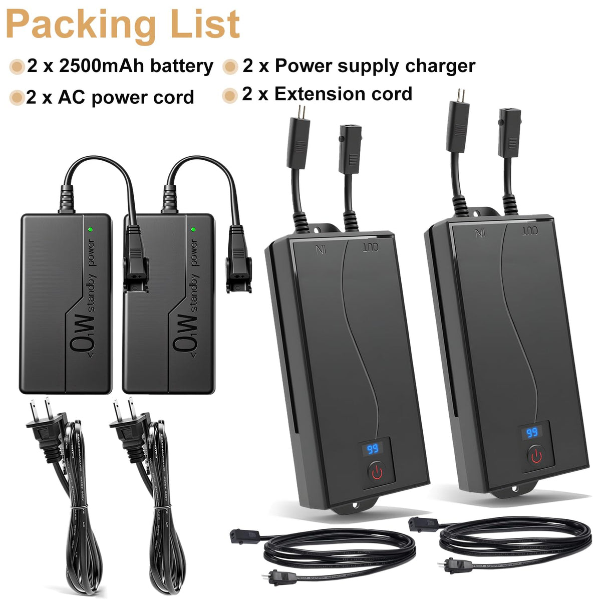 HopeNest cordless battery pack installed in a reclining chair for flexible placement