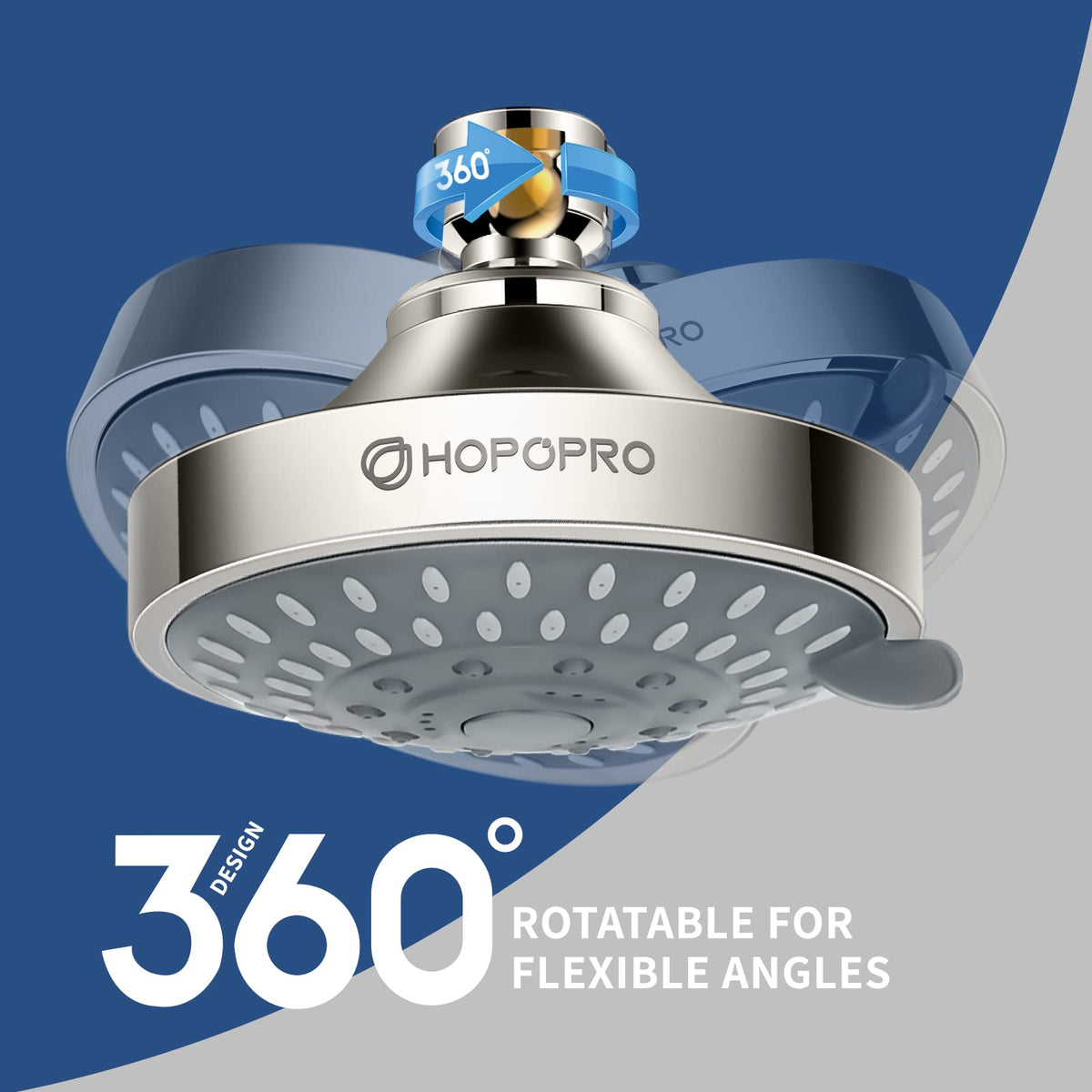 HOPOPRO high-pressure rain jets delivering strong water flow