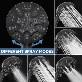 HOPOPRO 59-inch stainless steel hose provides generous reach in the bath
