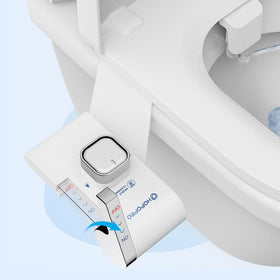 HOPOPRO bidet with lever pressure control enables easy one-finger adjustments for daily comfort
