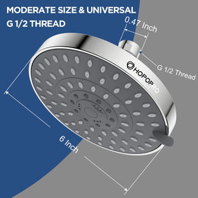 HOPOPRO brass ball joint enables 360-degree adjustment for ideal angle and height.