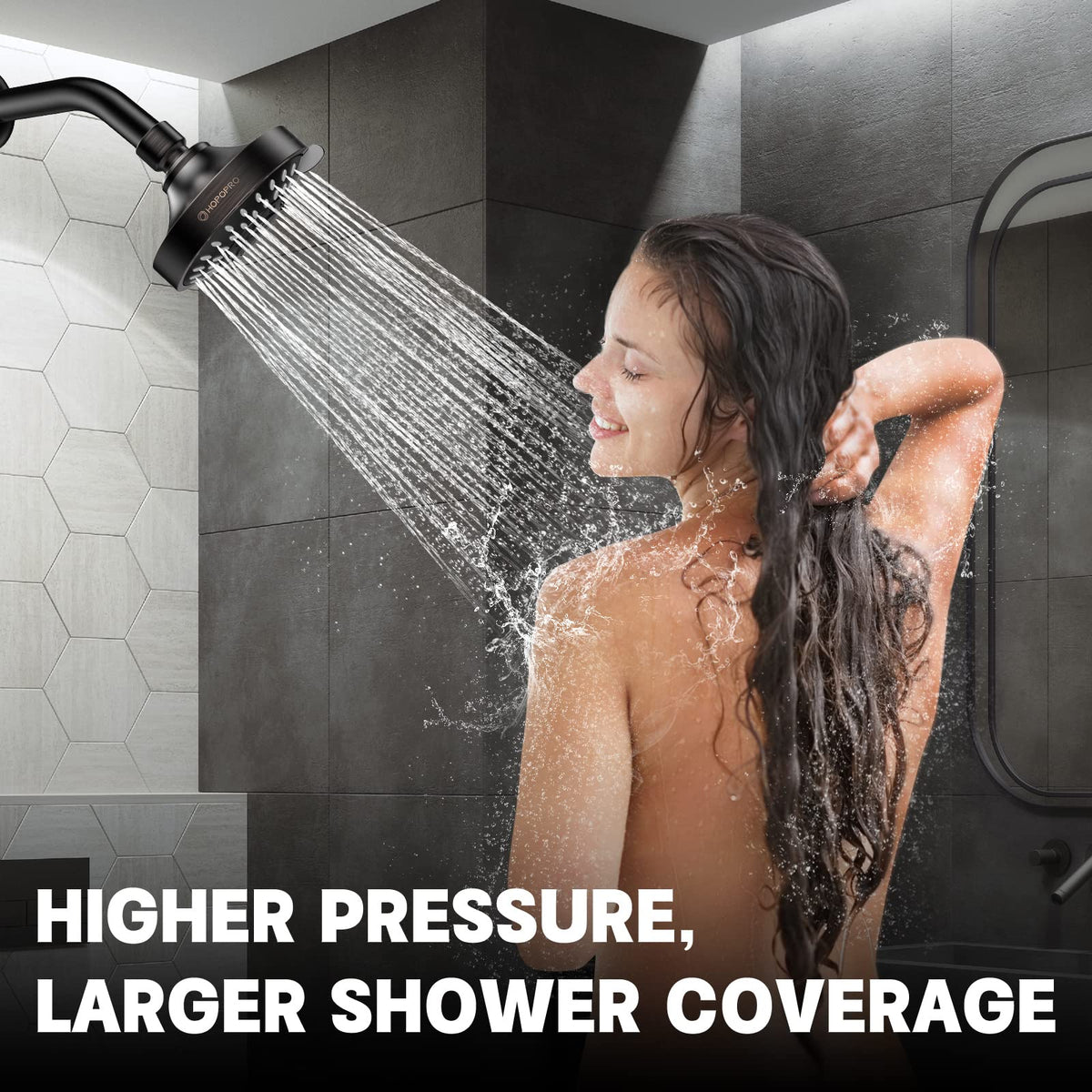 HOPOPRO brass ball joint enables flexible shower angles