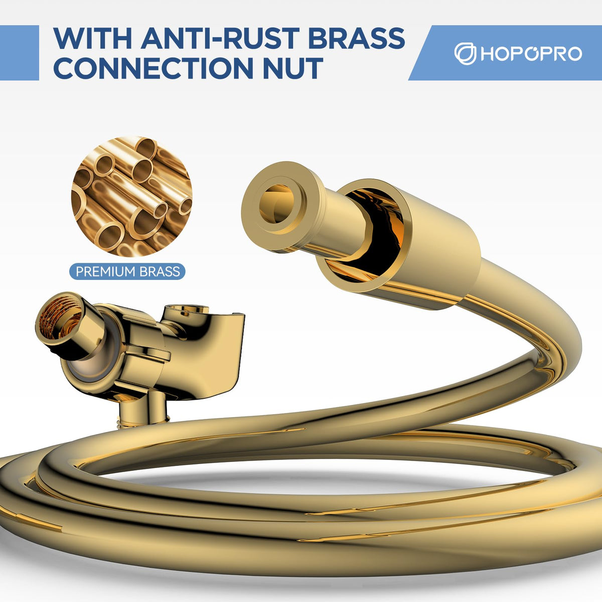 HOPOPRO chrome finish adds modern shine and corrosion resistance.