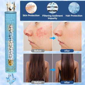 HOPOPRO handheld shower head with filter for versatile cleansing and reduced impurities