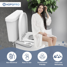 HOPOPRO dual-nozzle feminine wash close-up for comfortable freshness.