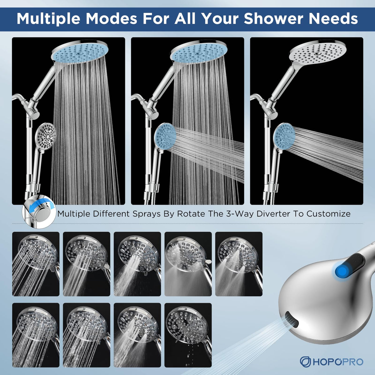 HOPOPRO integrated filter material reduces chlorine and metals in tap water