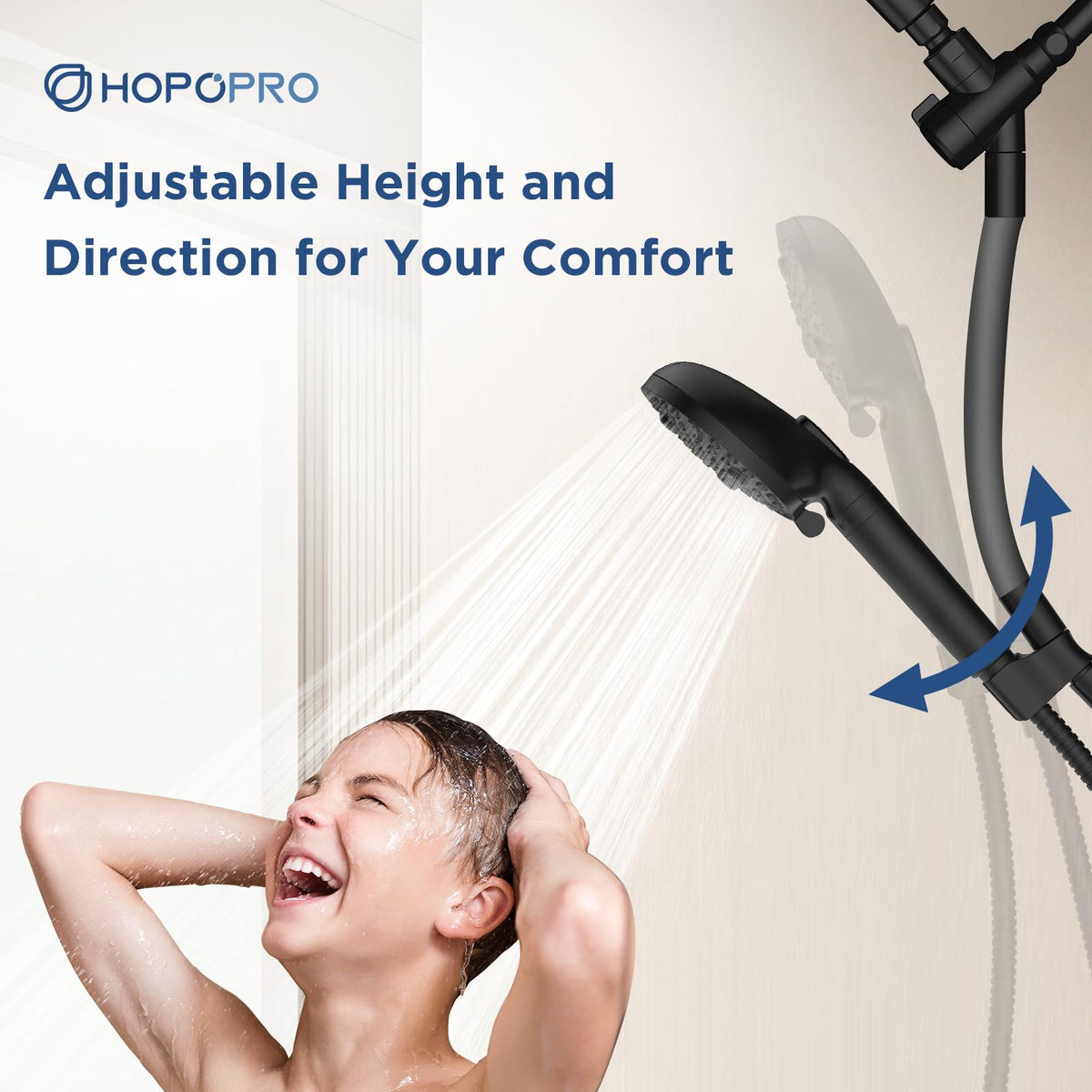 HOPOPRO installation kit included for quick, tool-free setup