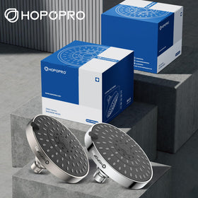 HOPOPRO high-flow rain spray with 84 jets for broad coverage