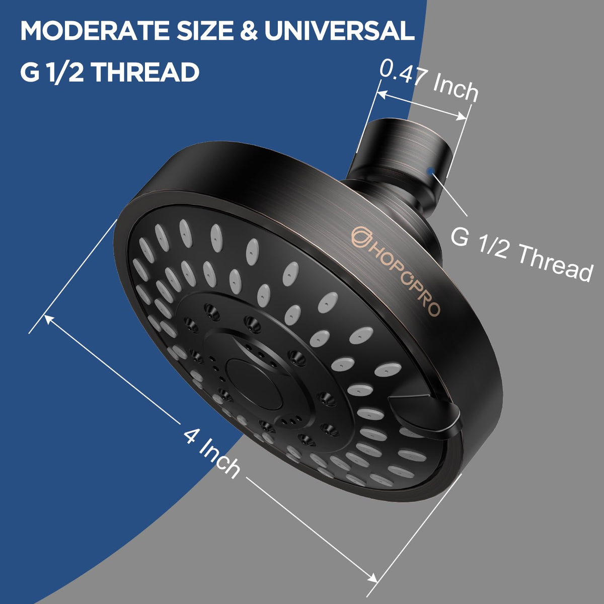 HOPOPRO oil bronze finish adds luxury look and durability