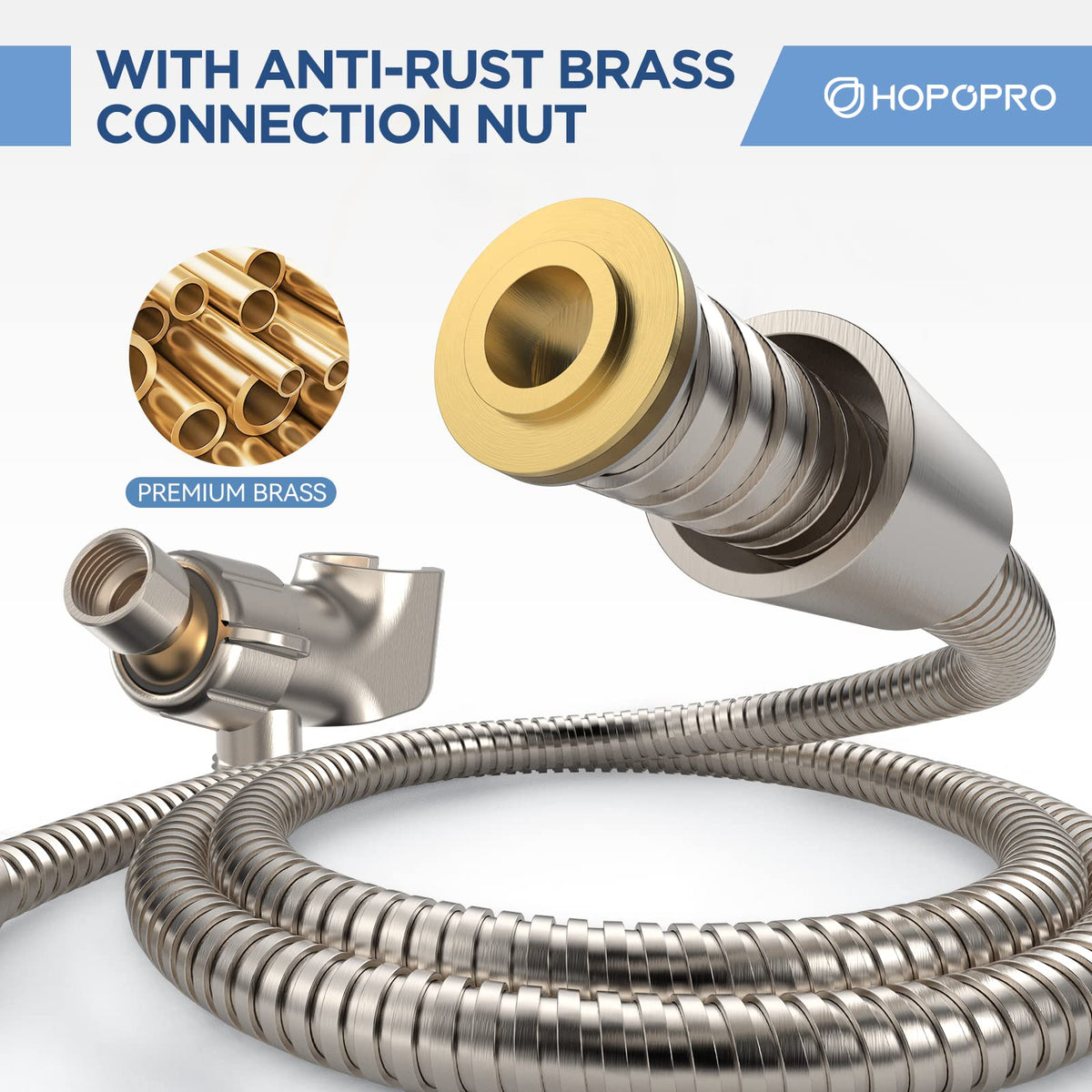 HOPOPRO tool-free installation kit image showcases quick setup without plumbing
