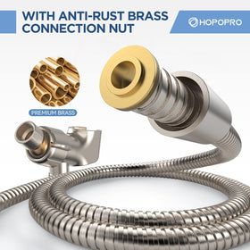 HOPOPRO tool-free installation kit image showcases quick setup without plumbing