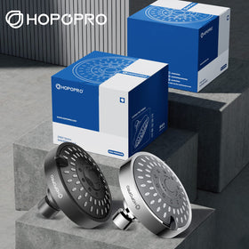 HOPOPRO universal G1/2 thread compatibility fits most shower arms.