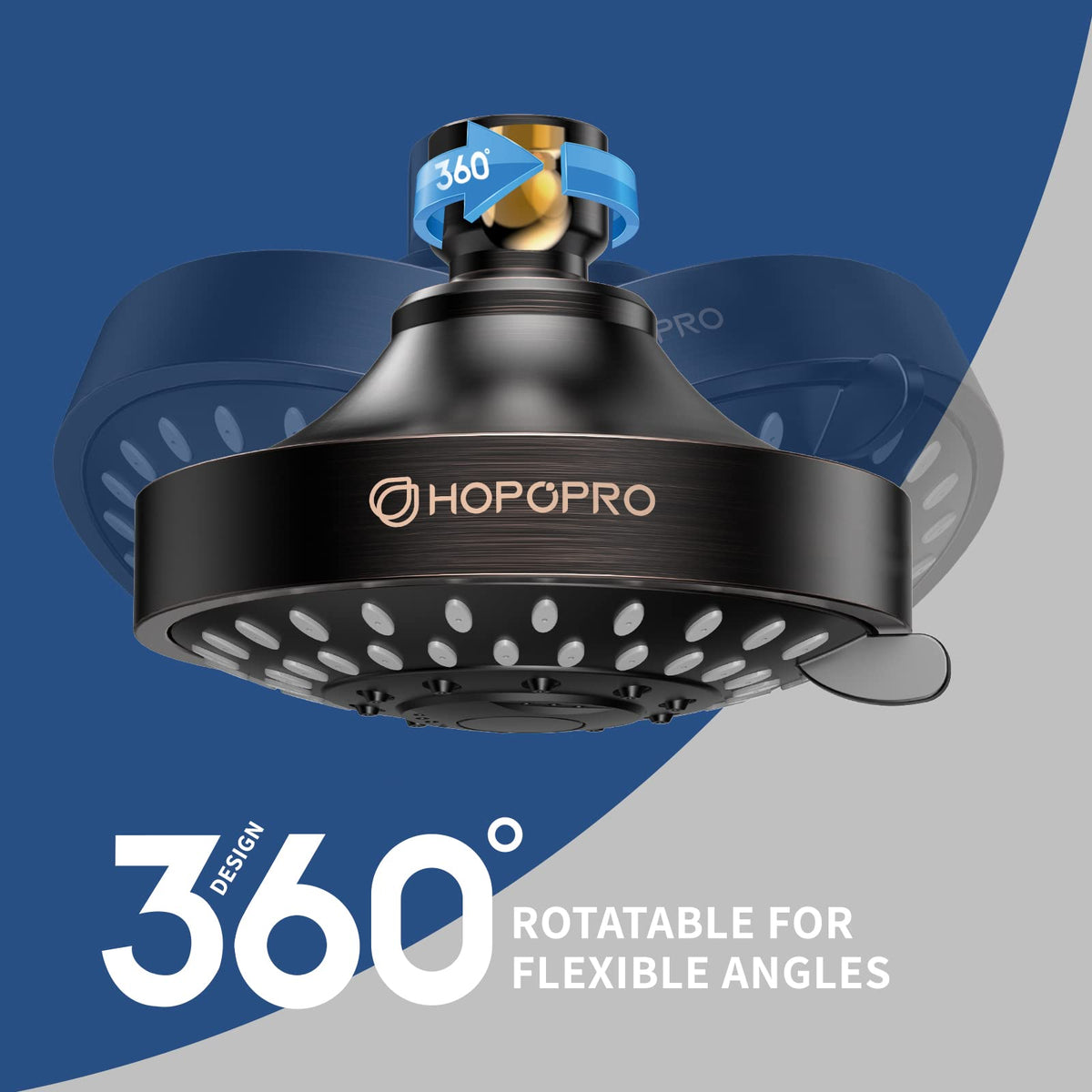 HOPOPRO universal G1/2 thread fits most shower arms